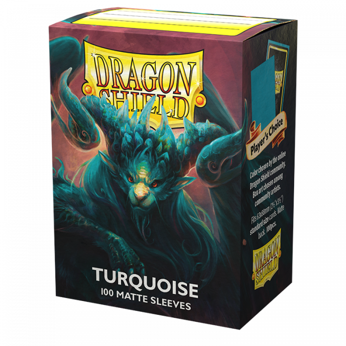 Dragon Shield Sleeves Matte Turquoise (100)