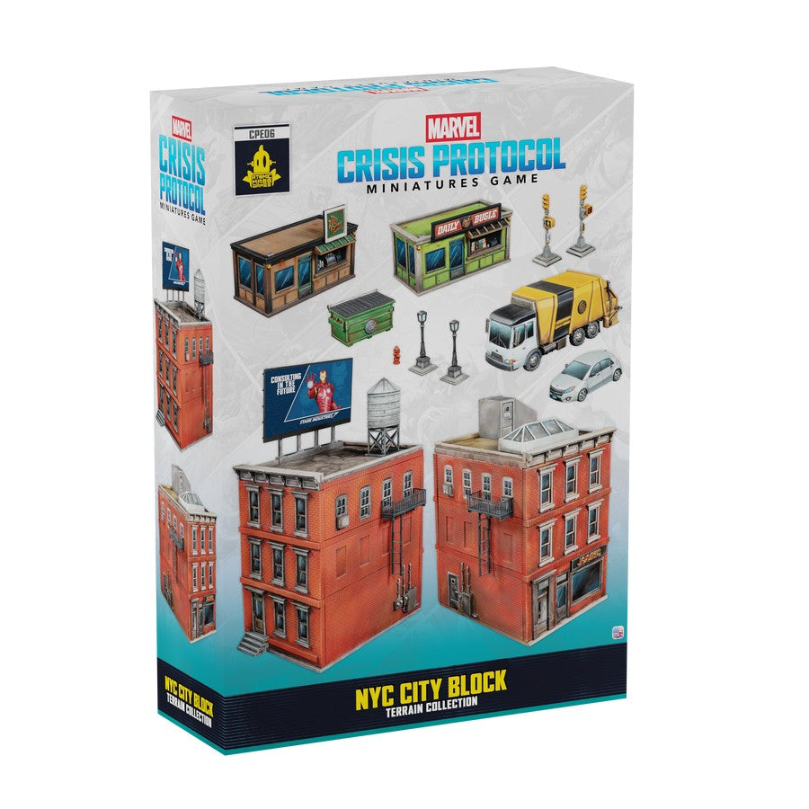 Marvel Crisis Protocol: NYC City Block Terrain Collection