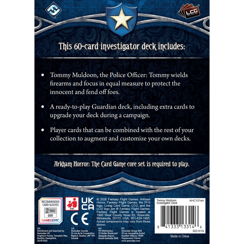 Arkham Horror LCG™: Investigator Deck: Tommy Muldoon