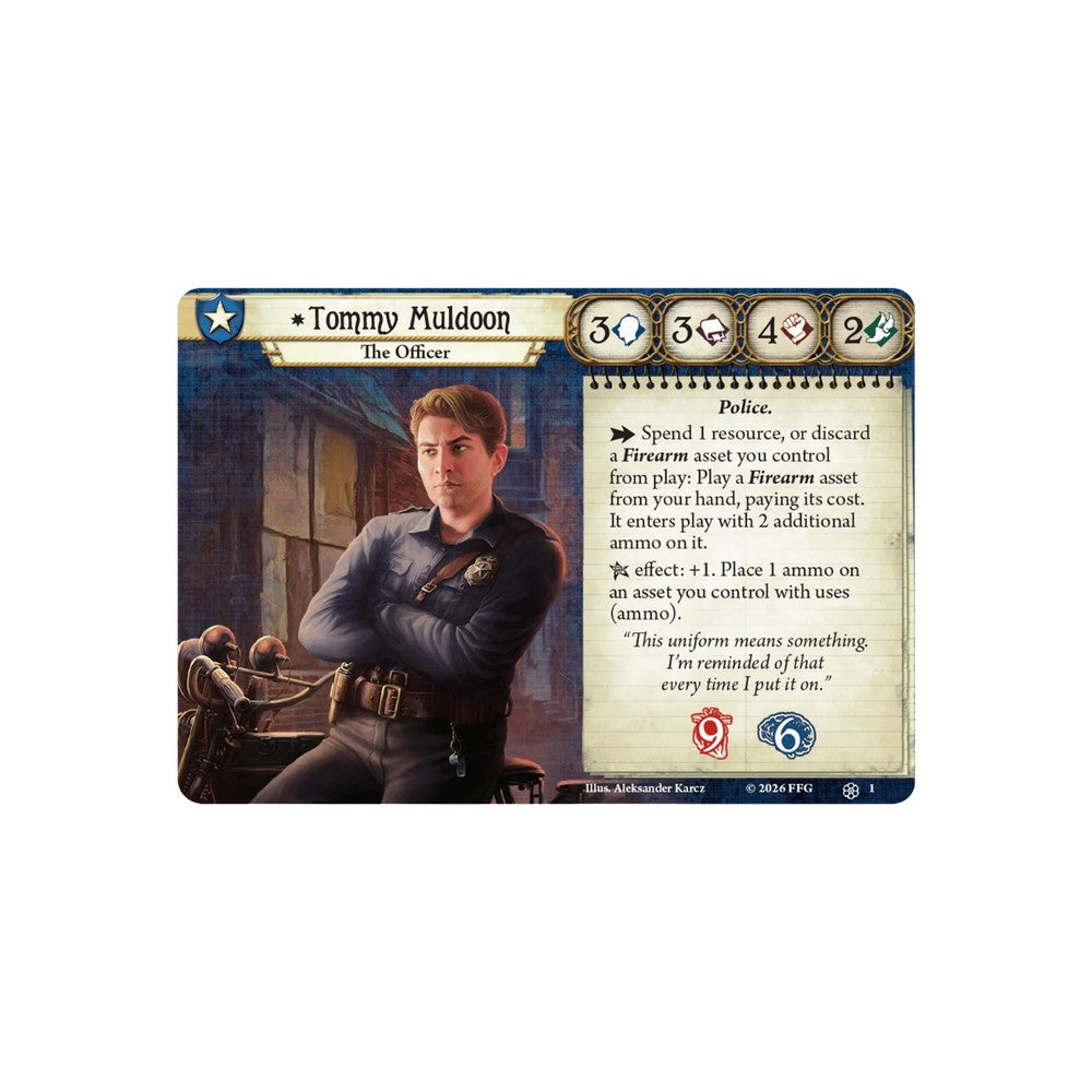 Arkham Horror LCG™: Investigator Deck: Tommy Muldoon