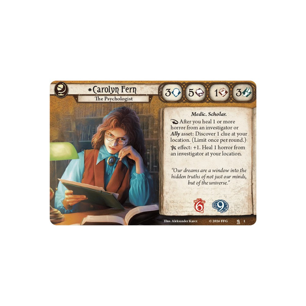 Arkham Horror LCG™: Investigator Deck: Carolyn Fern