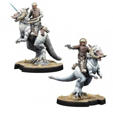 Star Wars Legion: Captain Solo & Commander Skywalker on Tauntuns