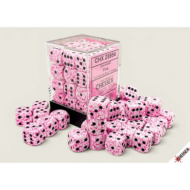 Chessex Dice Sets: Speckled Pink Dice 12mm d6 (36)