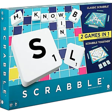 Scrabble: Scrabble Together: 2 Games in 1