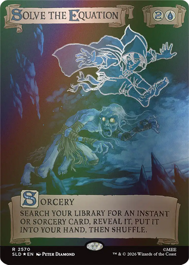 Solve the Equation (2570) (Out Of Sight Foil) [Secret Lair Drop Series]