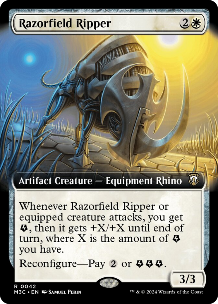 Razorfield Ripper (Extended Art) (Ripple Foil) [Modern Horizons 3 Commander]