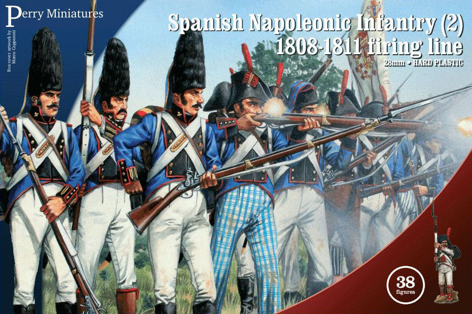 Perry Miniatures: Napoleonic Wars: Spanish Infantry (2) Firing Line 1808-1811