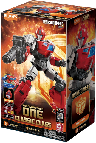 Blokees Figures - Transformers (Model Kit) Classic Class 19 - Ironhide (12.3cm)