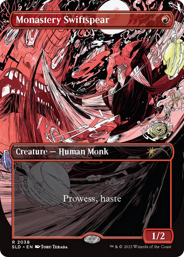 Monastery Swiftspear (2038) (Rainbow Foil) [Secret Lair Drop Series]