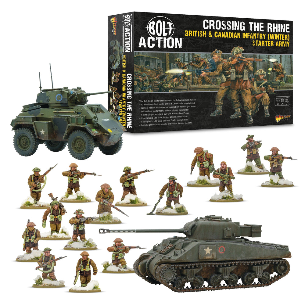Bolt Action: Crossing the Rhine: British & Canadian Infantry (Winter) Starter Army
