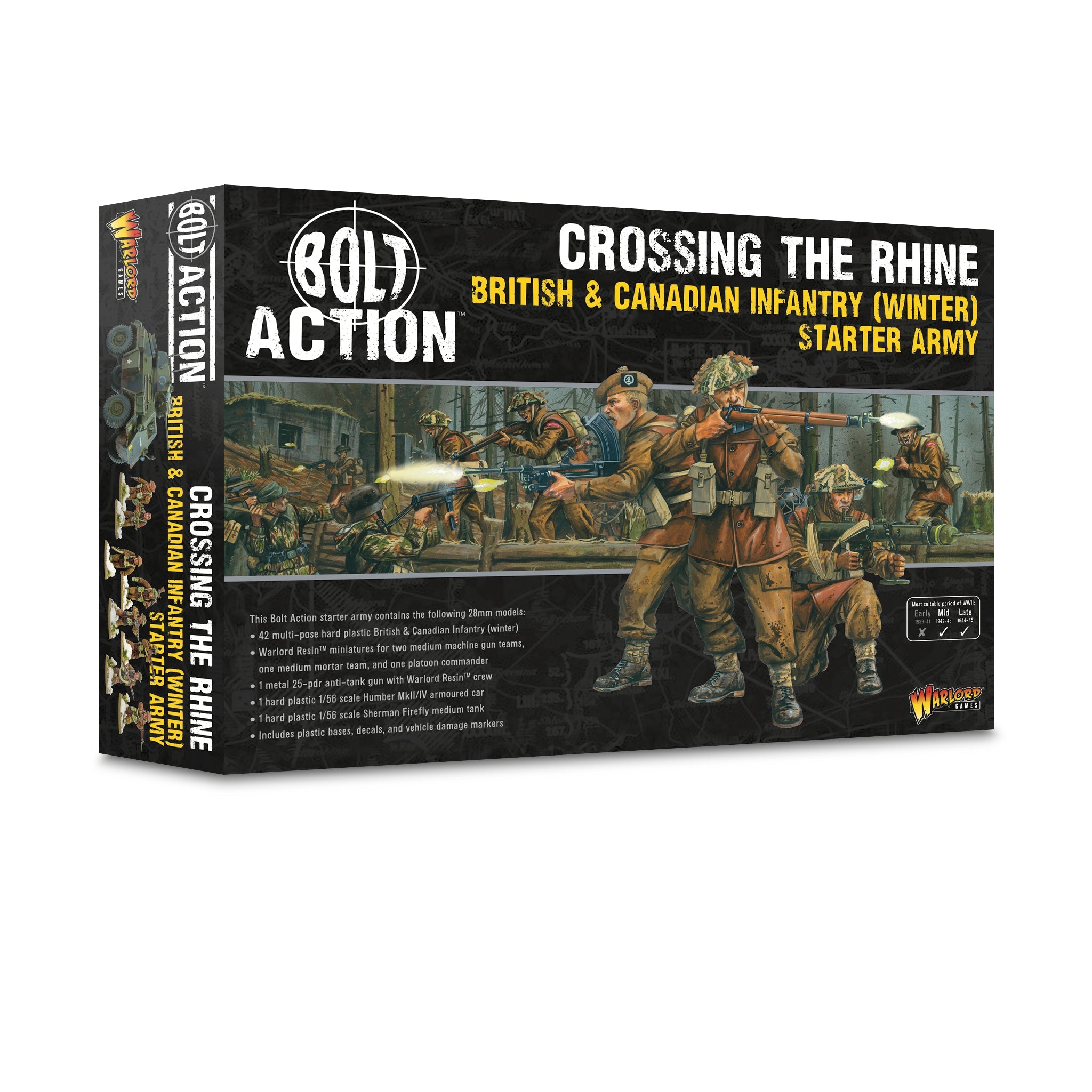 Bolt Action: Crossing the Rhine: British & Canadian Infantry (Winter) Starter Army
