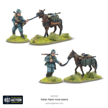 Bolt Action: Italian Alpini Mule Teams