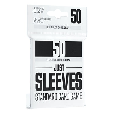 Gamegenic: Just Sleeves Standard Card Game BLACK (50)