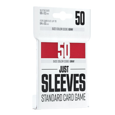 Gamegenic: Just Sleeves Standard Card Game RED (50)