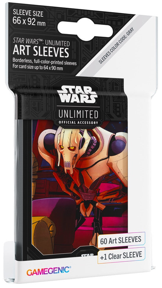 Gamegenic: Star Wars Unlimited: Art Sleeves General Grievous