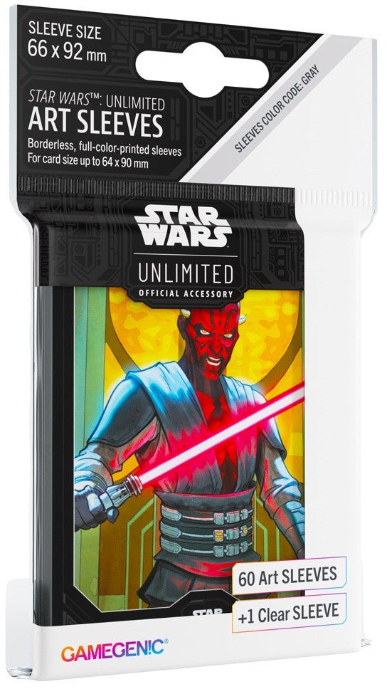 Gamegenic: Star Wars Unlimited: Art Sleeves Darth Maul