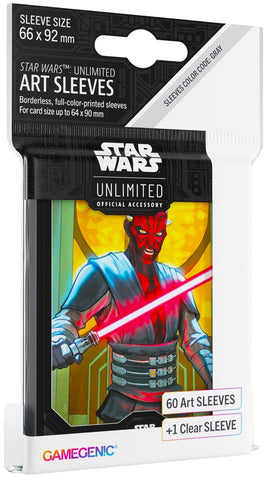 Gamegenic: Star Wars Unlimited: Art Sleeves Darth Maul