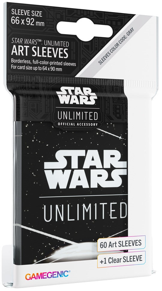 Gamegenic: Star Wars Unlimited: Art Sleeves Space White