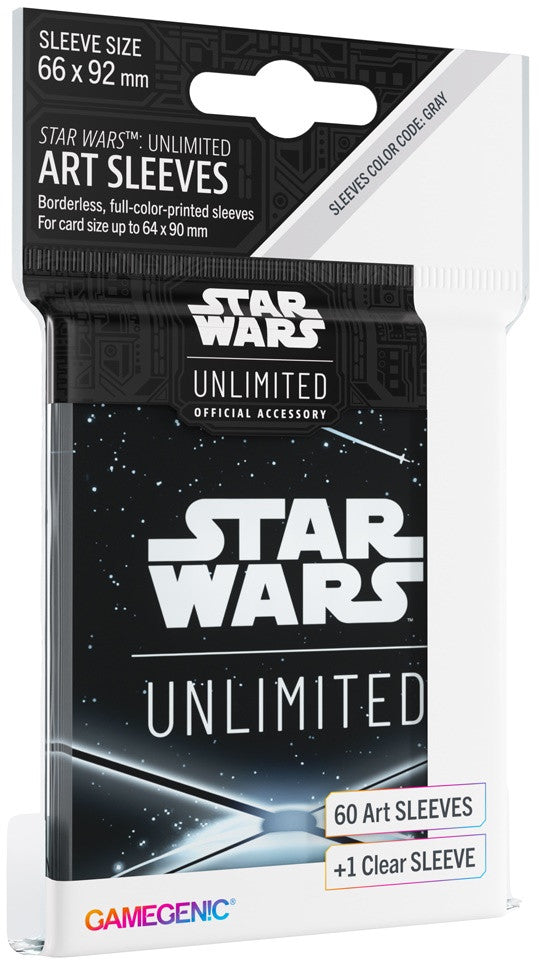 Gamegenic: Star Wars Unlimited: Art Sleeves BLACK