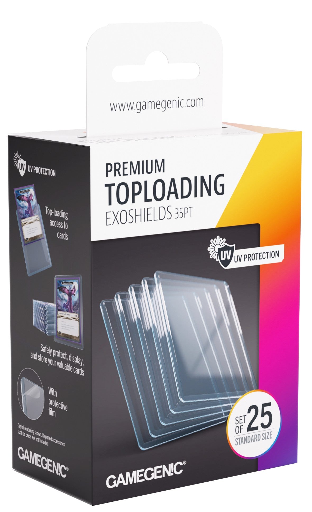 Gamegenic: Premium Toploading Exoshields 35pt (25 pack)