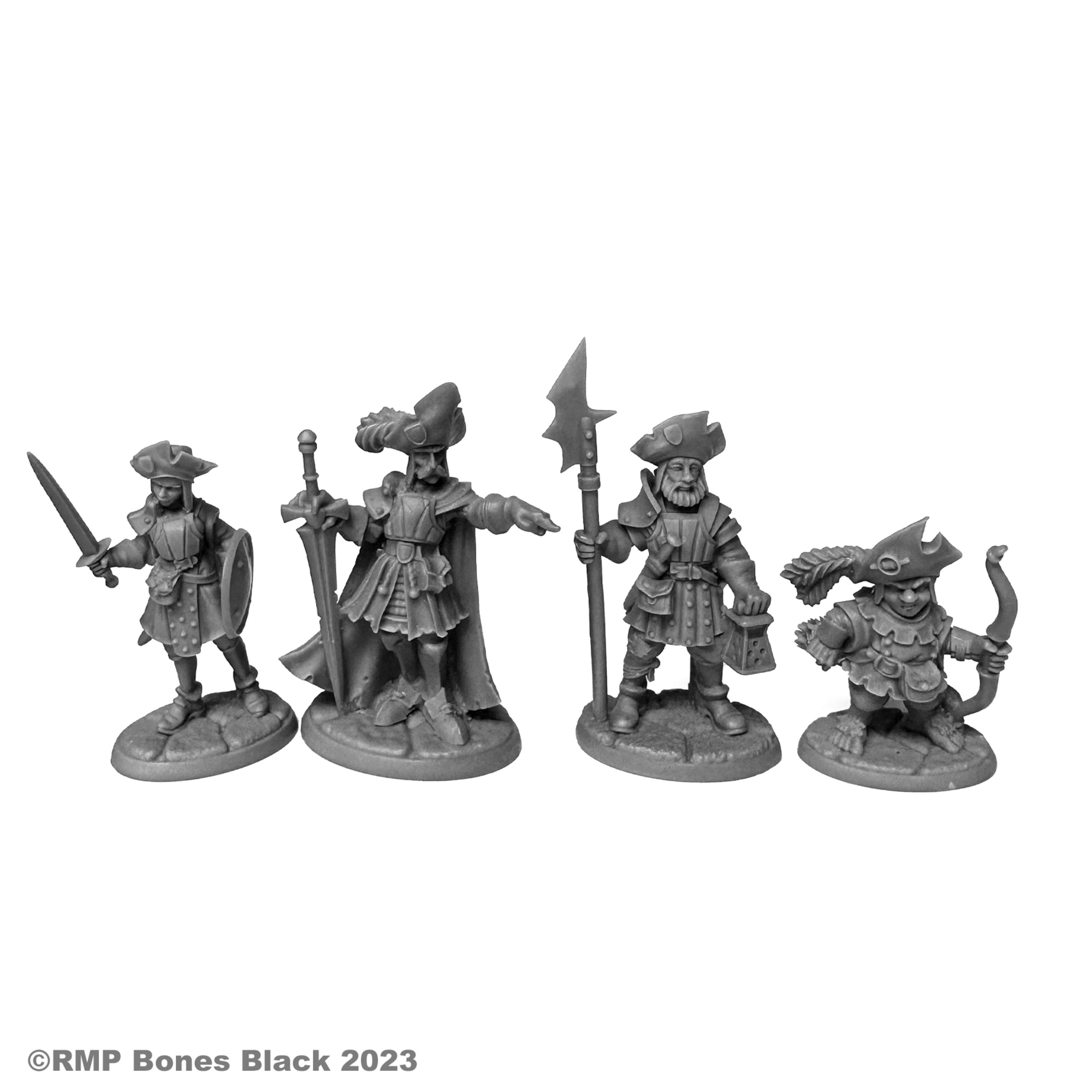 Reaper Bones Black: Barrowgate Town Watch (4)