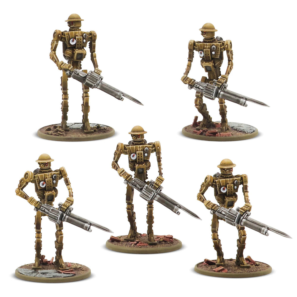 Konflikt '47: British Commonwealth: Mk I Automated Infantry Squad with MMGs