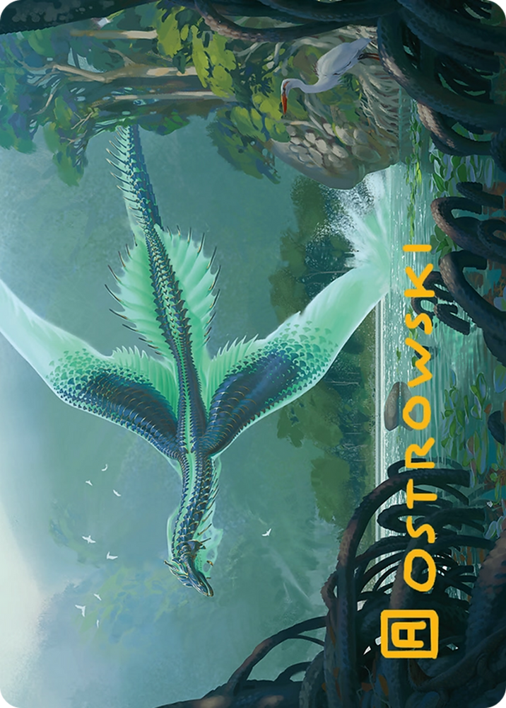 Teval, Arbiter of Virtue Art Card (26/54) [Tarkir: Dragonstorm Art Series]