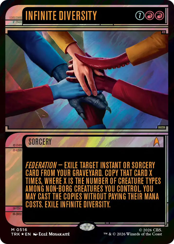 Infinite Diversity (Showcase) (Surge Foil) [Star Trek]