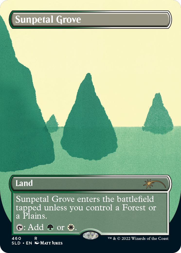 Sunpetal Grove (Borderless) [Secret Lair Drop Series]