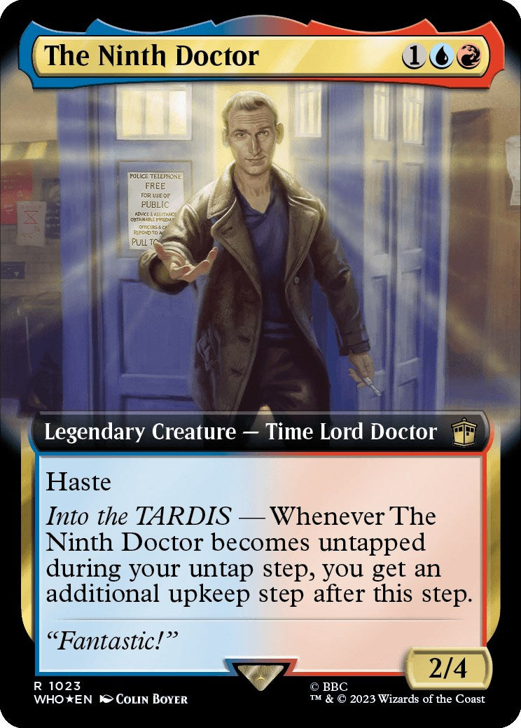The Ninth Doctor (Extended Art) (Surge Foil) [Doctor Who]