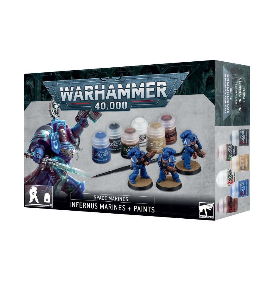 Warhammer 40000: Space Marines Infernus Marines + Paints*