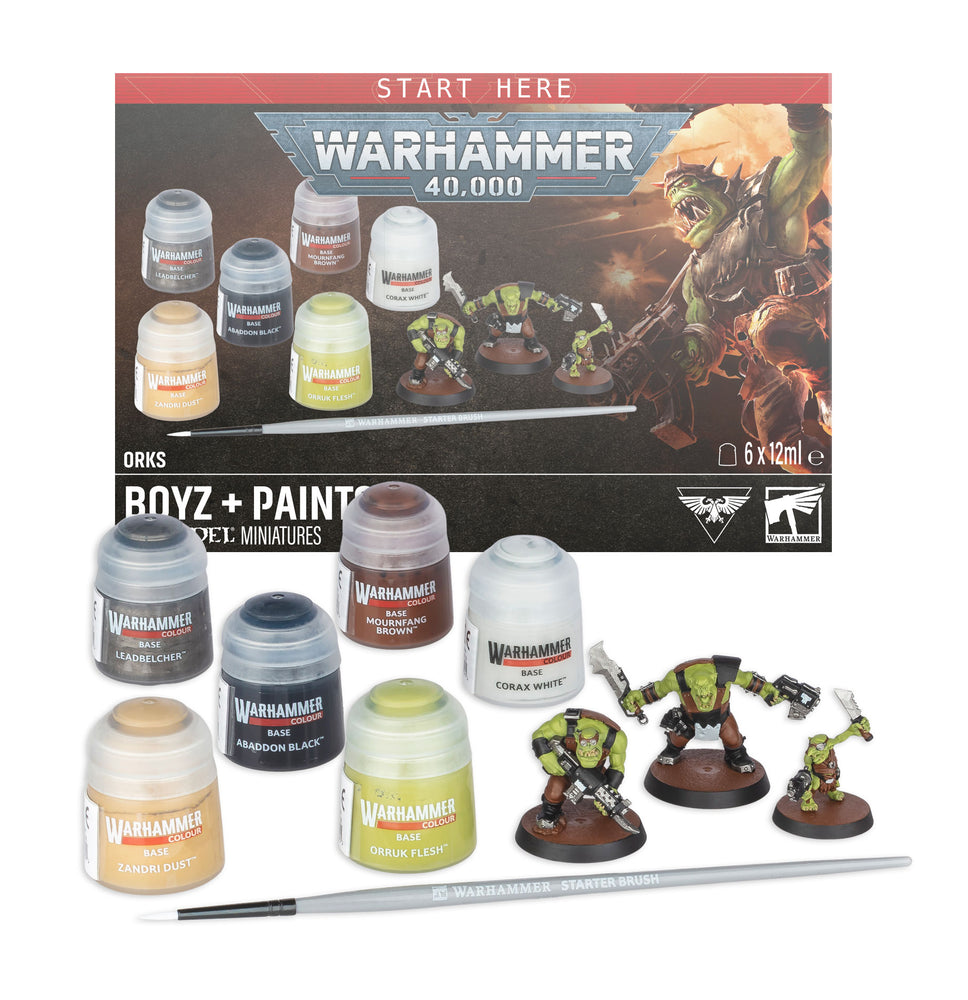 Warhammer 40000: Orks Boyz + Paints Set*