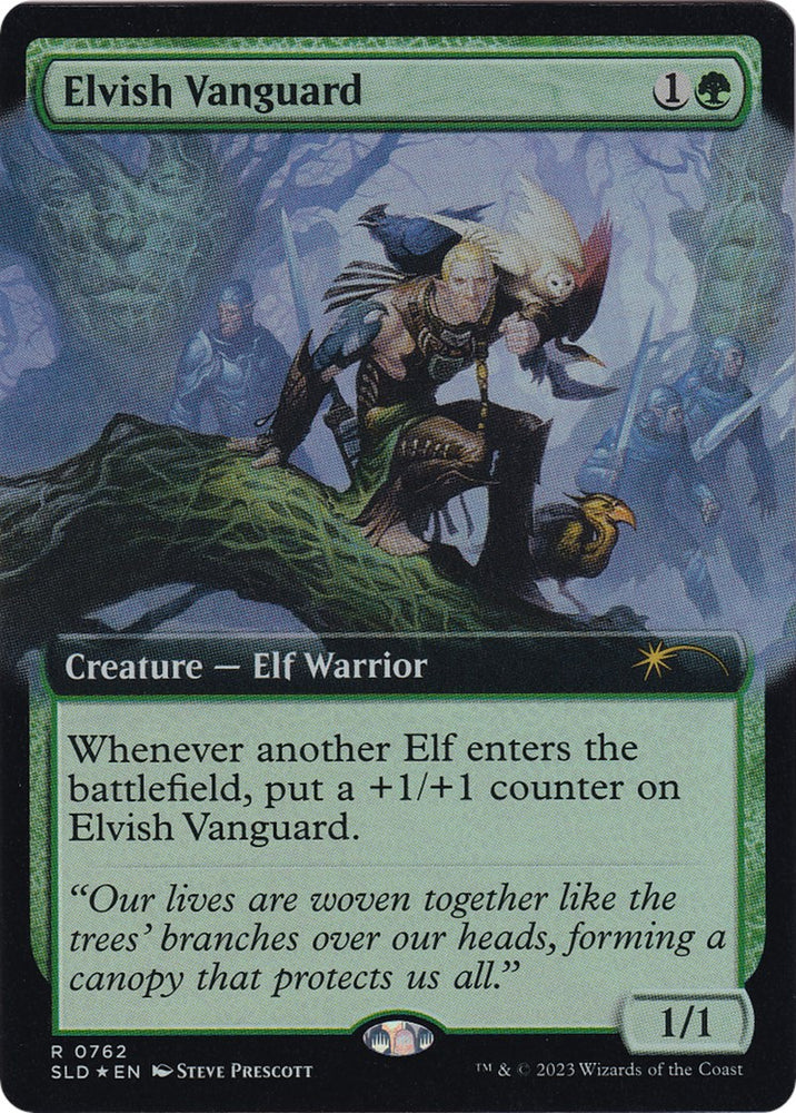 Elvish Vanguard (Extended Art) [Secret Lair Drop Series]