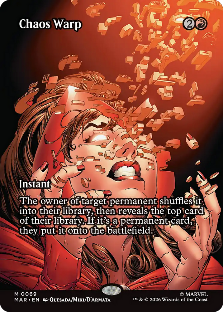 Chaos Warp (Borderless) [Marvel Universe: Eternal-Legal]