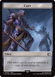 Copy (0025) // Moogle (0034) Double-Sided Token (Surge Foil) [FINAL FANTASY Tokens]