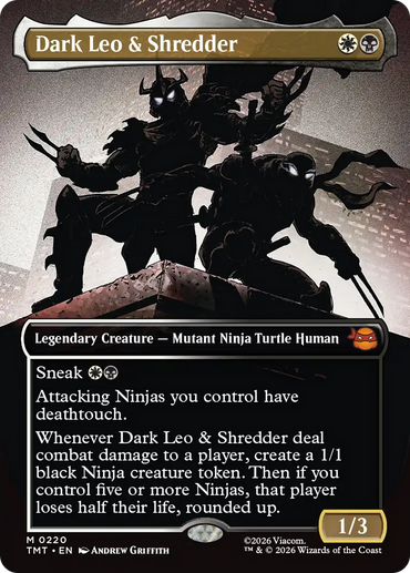 Dark Leo & Shredder (Borderless) [Teenage Mutant Ninja Turtles]
