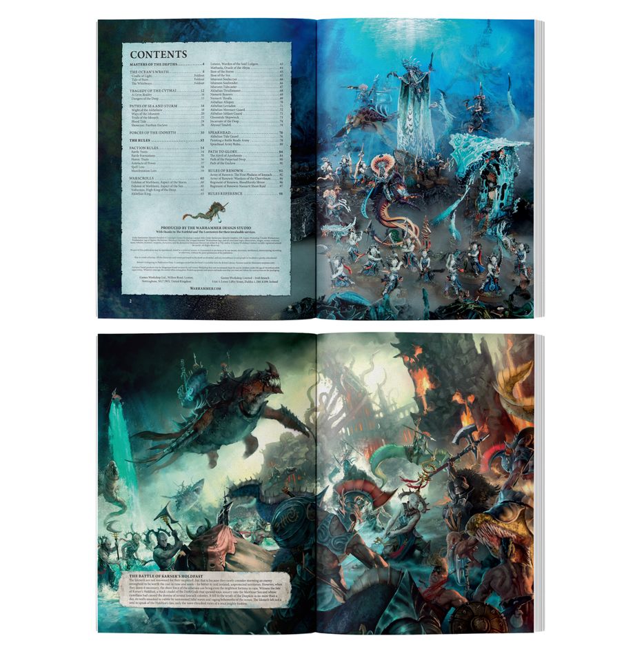 Warhammer Age of Sigmar: Battletome: Idoneth Deepkin