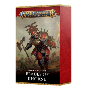 Warhammer Age of Sigmar: Warscroll Cards: Blades of Khorne