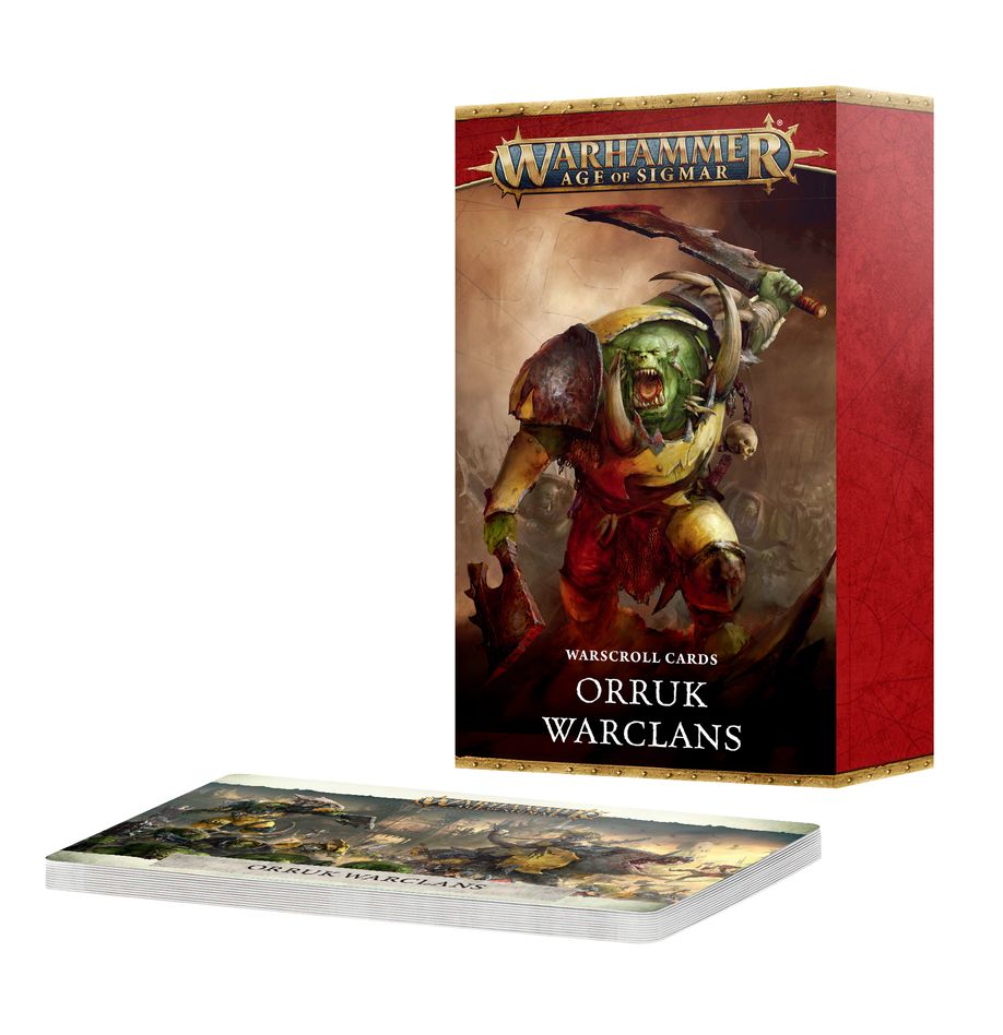 Warhammer Age of Sigmar: Orruk Warclans Warscroll Cards