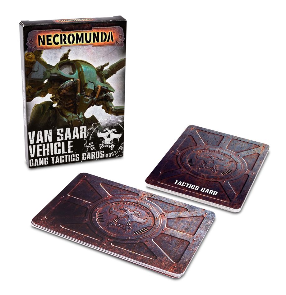 Necromunda: Van Saar Vehicle Gang Tactics Cards