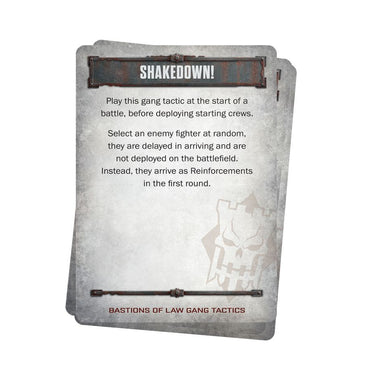 Necromunda: Bastions of Law Tactics Cards