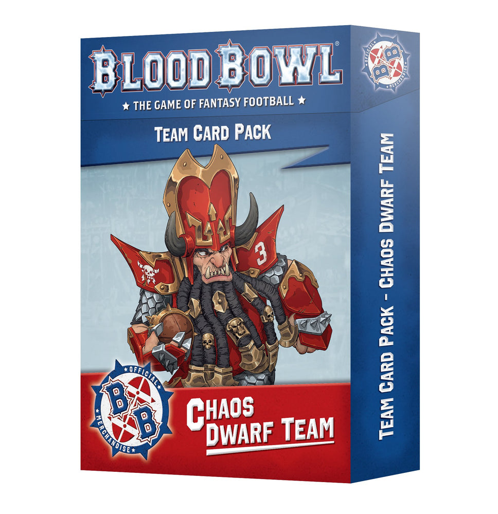 Blood Bowl: Chaos Dwarf Team Card Pack