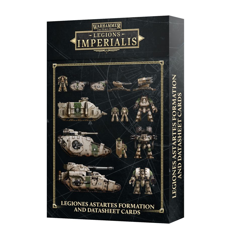 Legions Imperialis: Legiones Astartes Formation and Datasheet Cards
