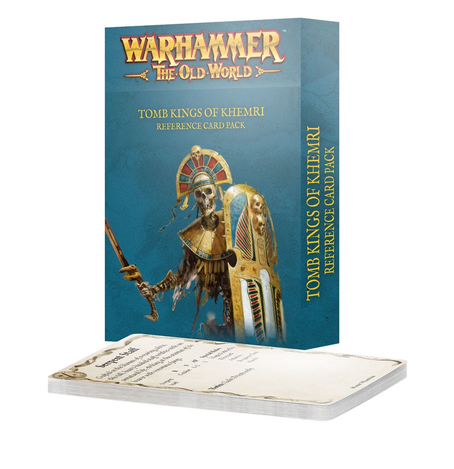 Warhammer The Old World: Tomb Kings of Khemri Reference Card Pack