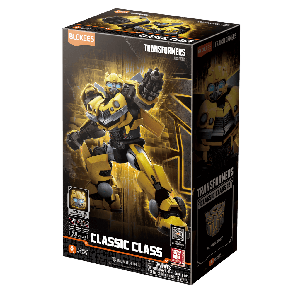 Blokees Figures: Transformers (Model Kit) Classic Class 02 - Bumblebee (10cm)