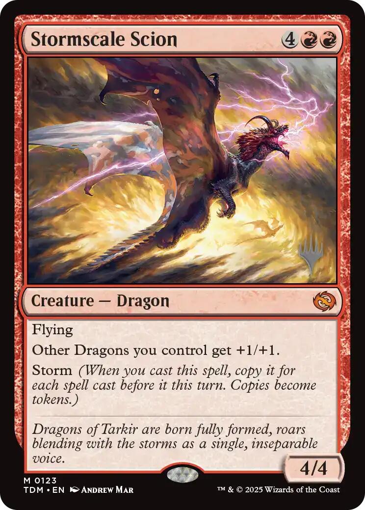 Stormscale Scion [Tarkir: Dragonstorm Promos]