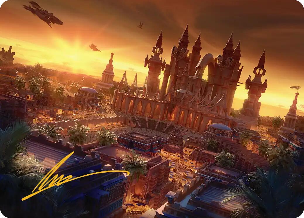 Rabanastre, Royal City Art Card (Gold-Stamped Signature) [FINAL FANTASY Art Series]