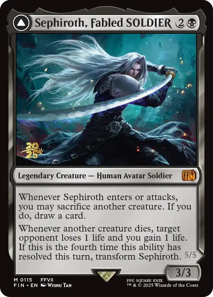 Sephiroth, Fabled SOLDIER [FINAL FANTASY Prerelease Promo]