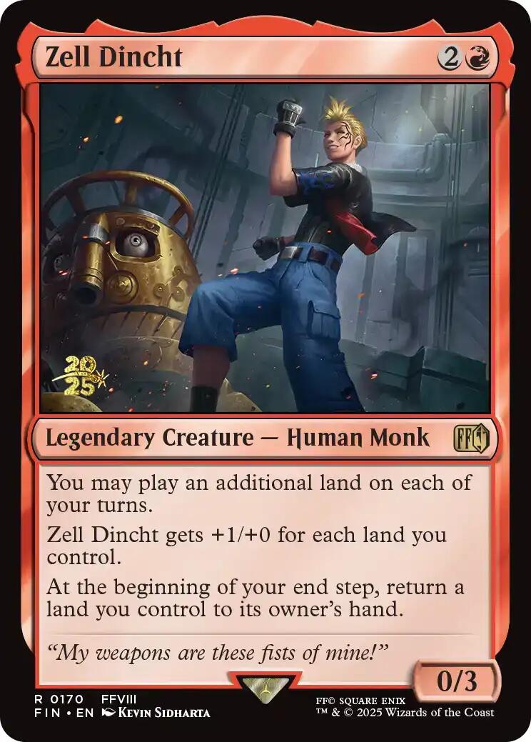 Zell Dincht [FINAL FANTASY Prerelease Promo]