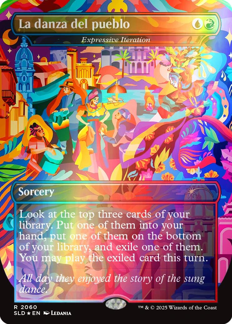 La danza del pueblo - Expressive Iteration (Rainbow Foil) [Secret Lair Drop Series]